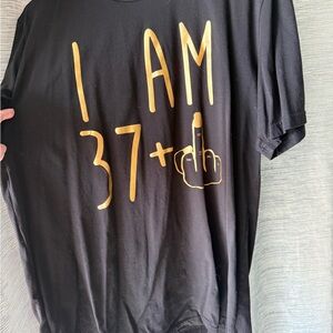 Black and Gold Graphic  T-Shirt